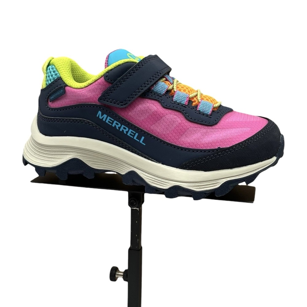 Merrell Little Girls Waterproof Outdoor Hiking Shoes Size 13 Slip-on Multicolor